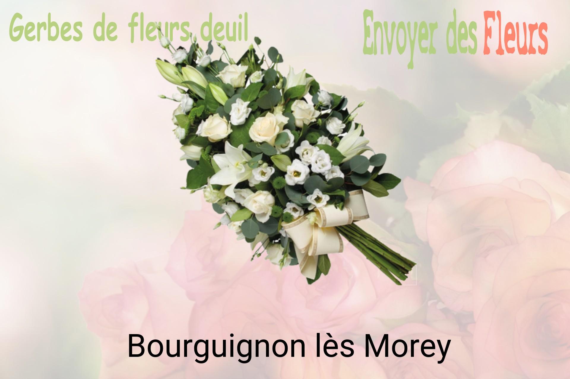 Gerbe de fleurs de deuil livrée à Bourguignon-lès-Morey
